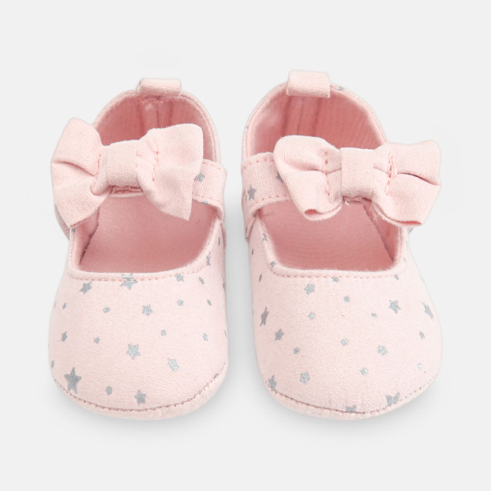GIRL PRE WALKER SHOES LIGHT PINK
