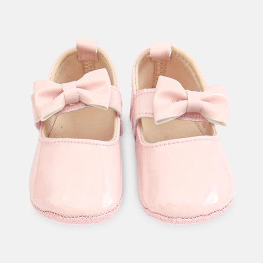 GIRL PRE WALKER SHOES LIGHT PINK PATENT