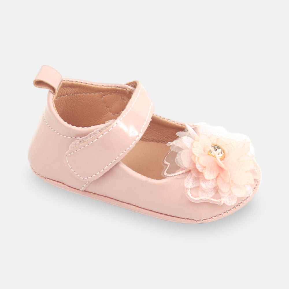 GIRL PRE WALKER SHOES LIGHT PINK FLORAL