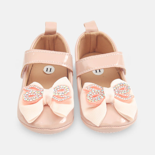 GIRL PRE WALKER SHOES LIGHT PINK