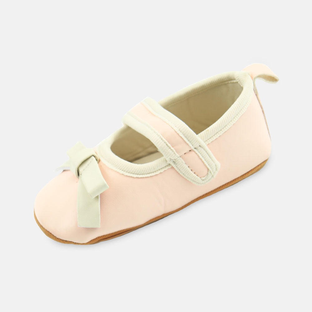 GIRL PRE WALKER BLUSH BOW