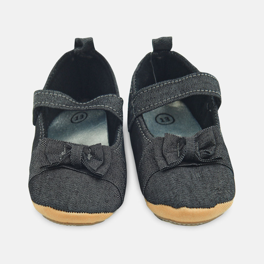 GIRL PRE WALKER CHARCOAL CHIC