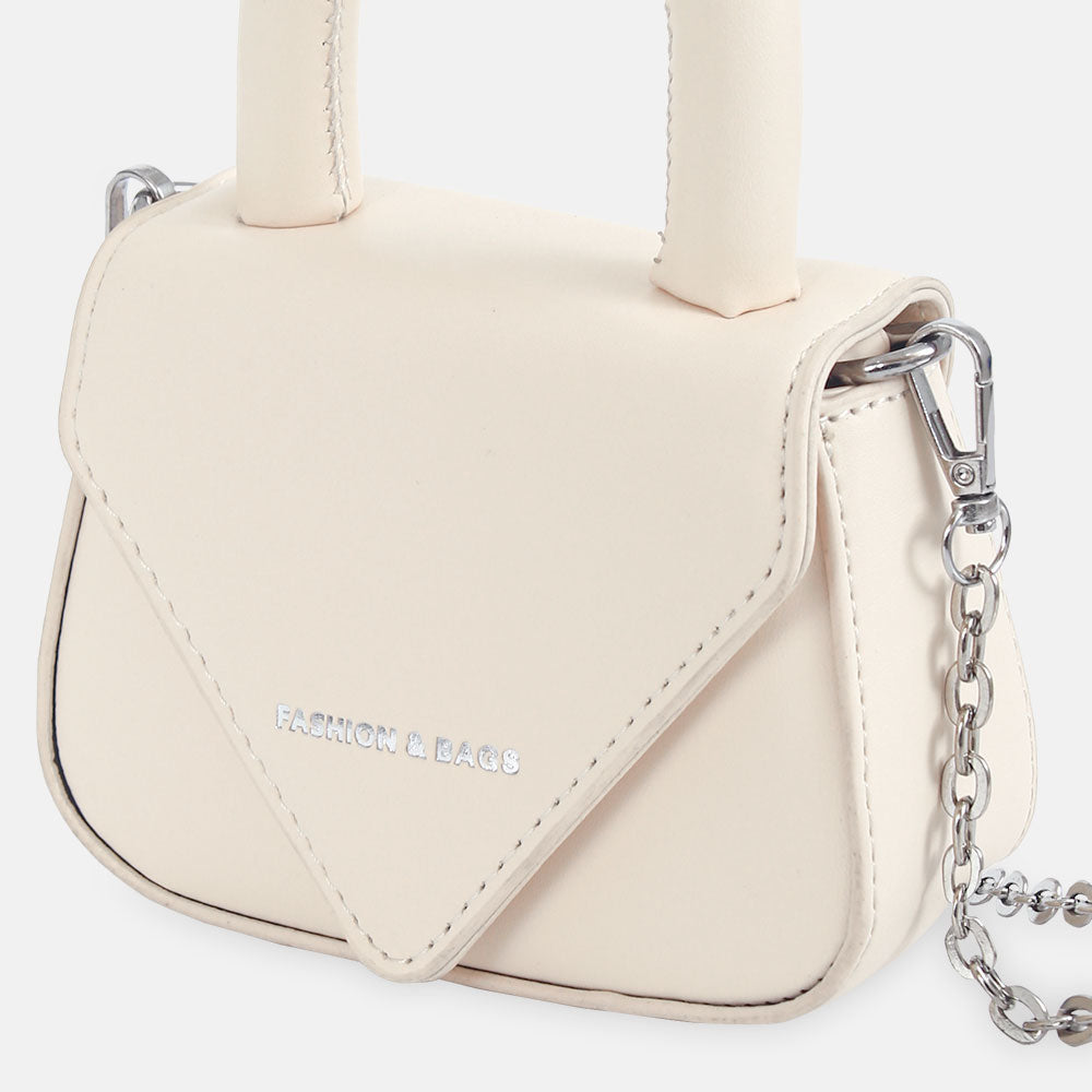 GIRL PURSE / CLUTCH MINI CREAM