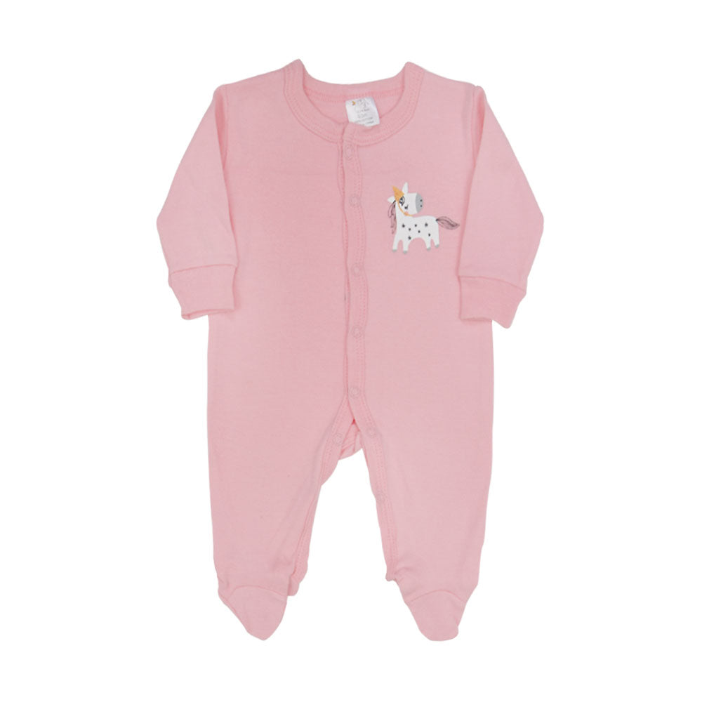 SLEEP SUITS / ROMPERS GIRLS PK-3 MULTI COLOR