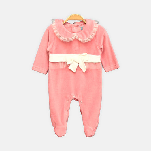 GIRL ROMPER HOT PINK