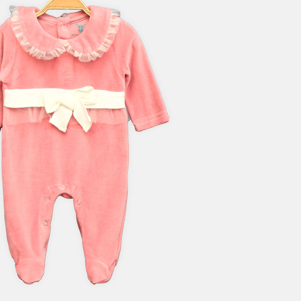 GIRL ROMPER HOT PINK