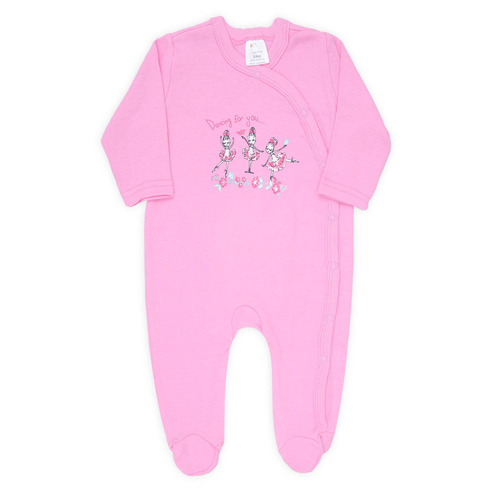 ROMPER GIRLS PK-3 PINK FAIRY HEART