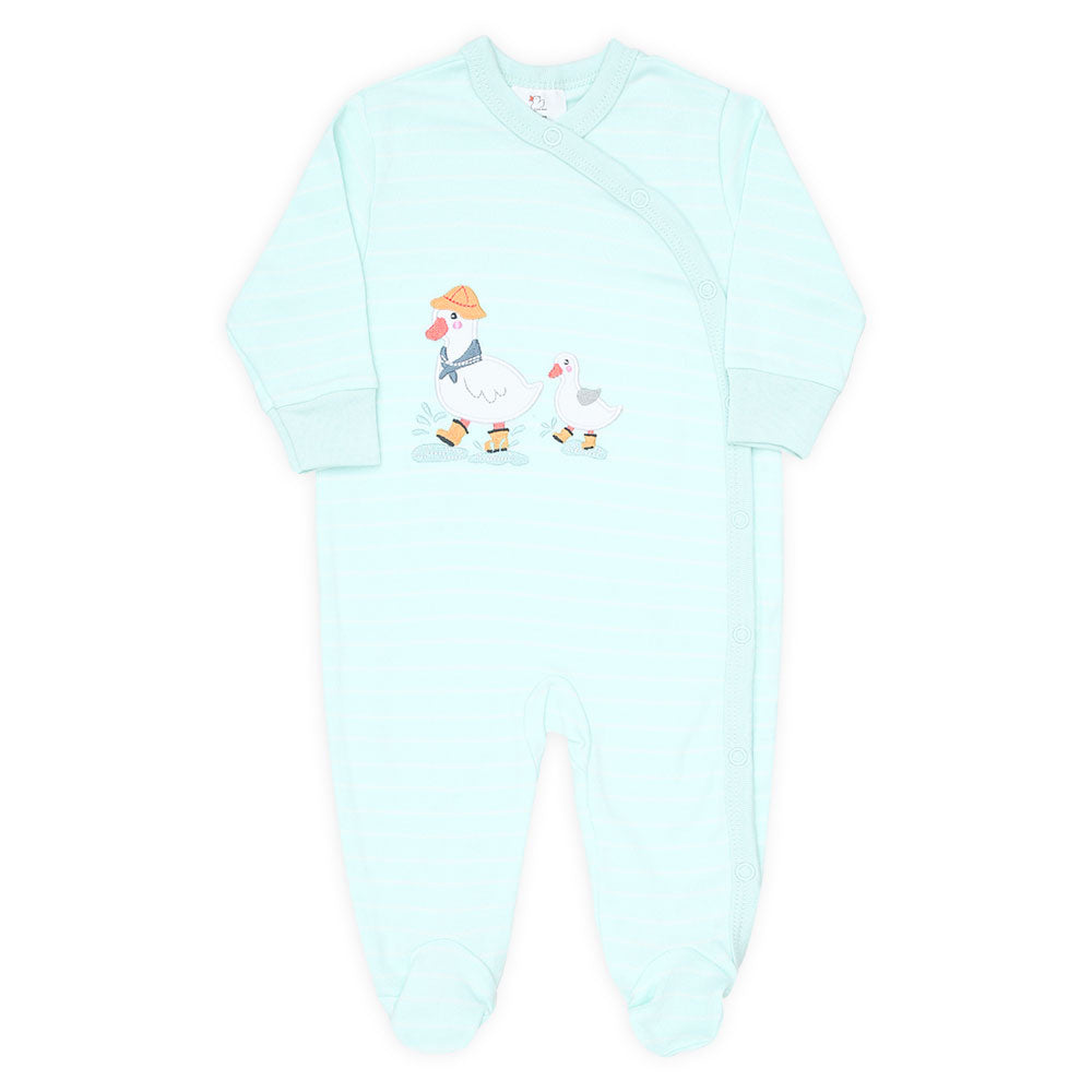 ROMPER GIRLS PK-3 MULTI DUCKY STRIPED