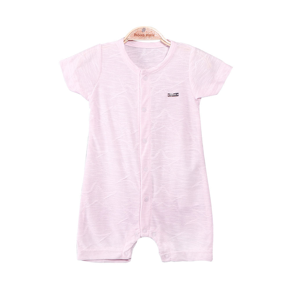 GIRL ROMPER PINK STARS