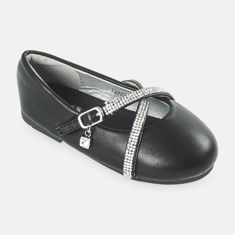 GIRL SHOES BLACK BASIC