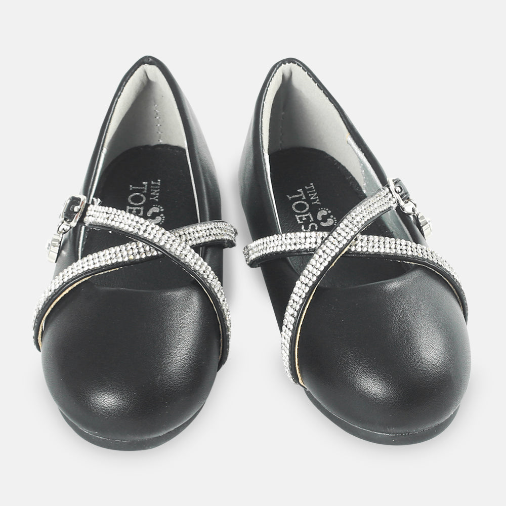 GIRL SHOES BLACK BASIC