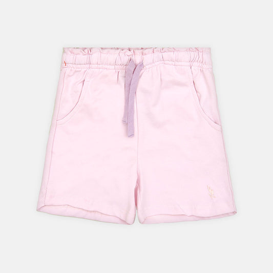 GIRL SHORT PINK FLORAL