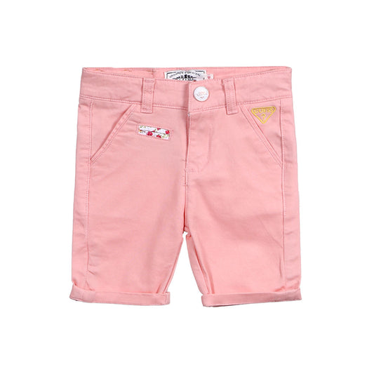 GIRL SHORT PINK FLORAL