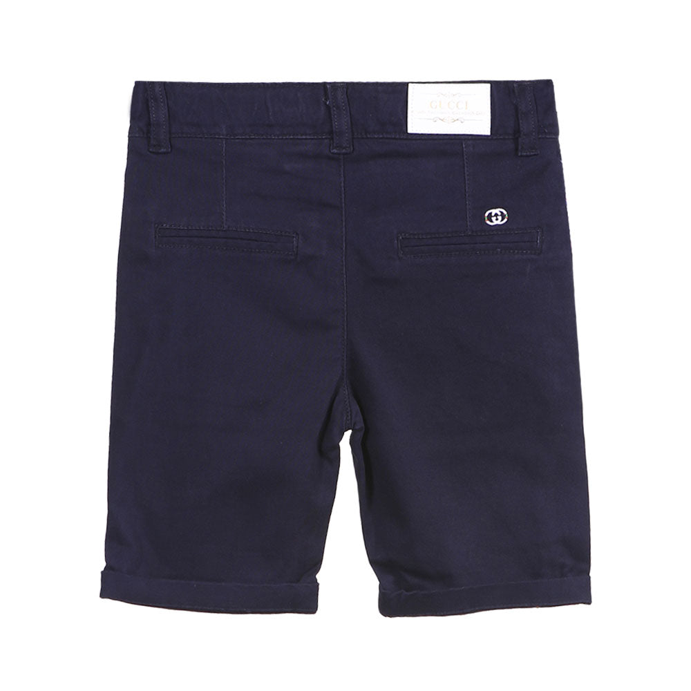 GIRL SHORT BLUE CLASSIC GUCCI