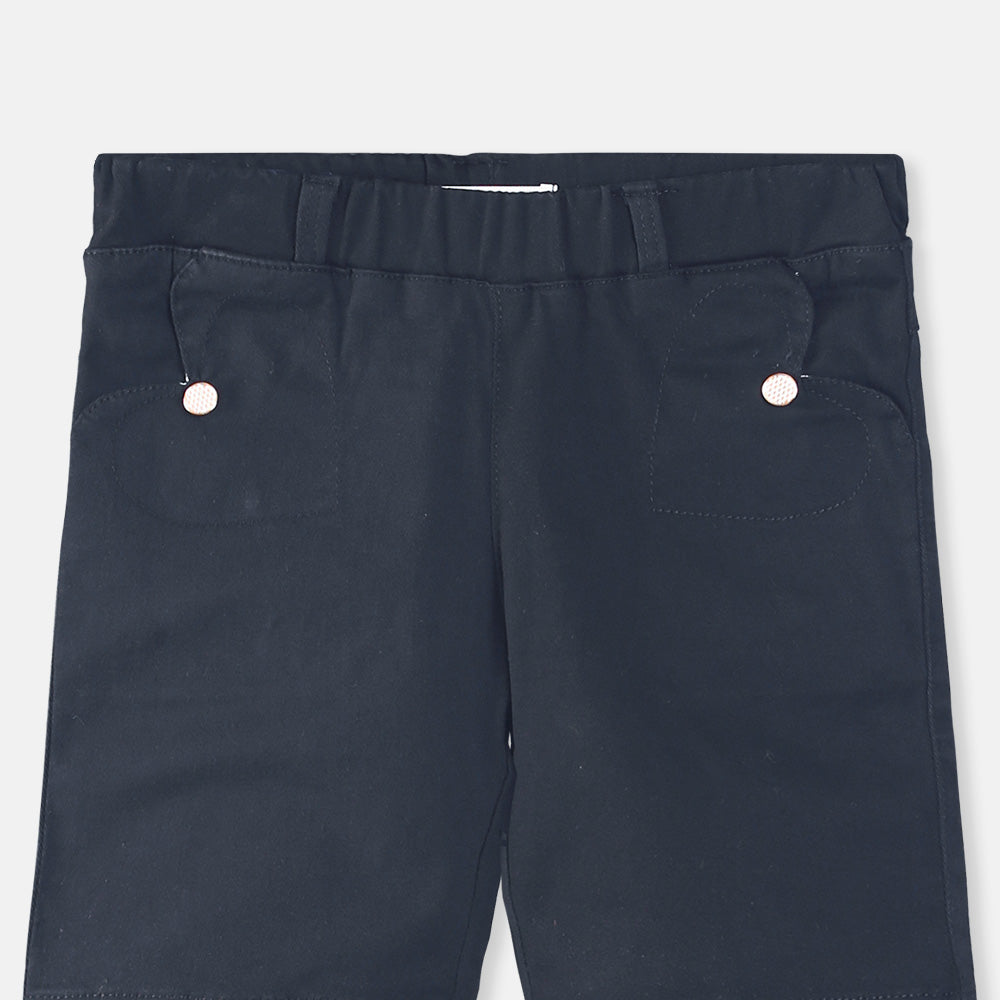 GIRL SHORT LIGHT BLUE DENIM