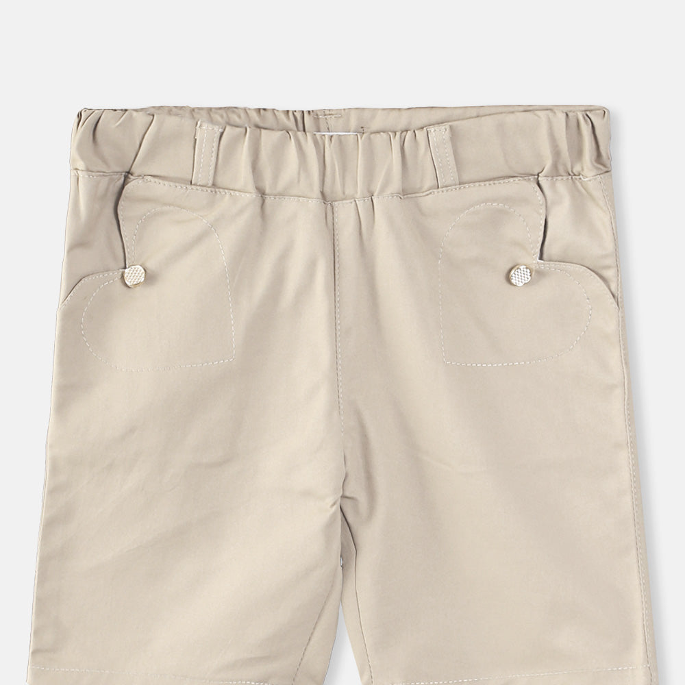 GIRL SHORT BEIGE