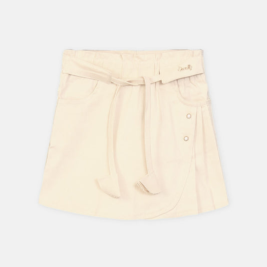 GIRL SKIRT BEIGE CLASSIC