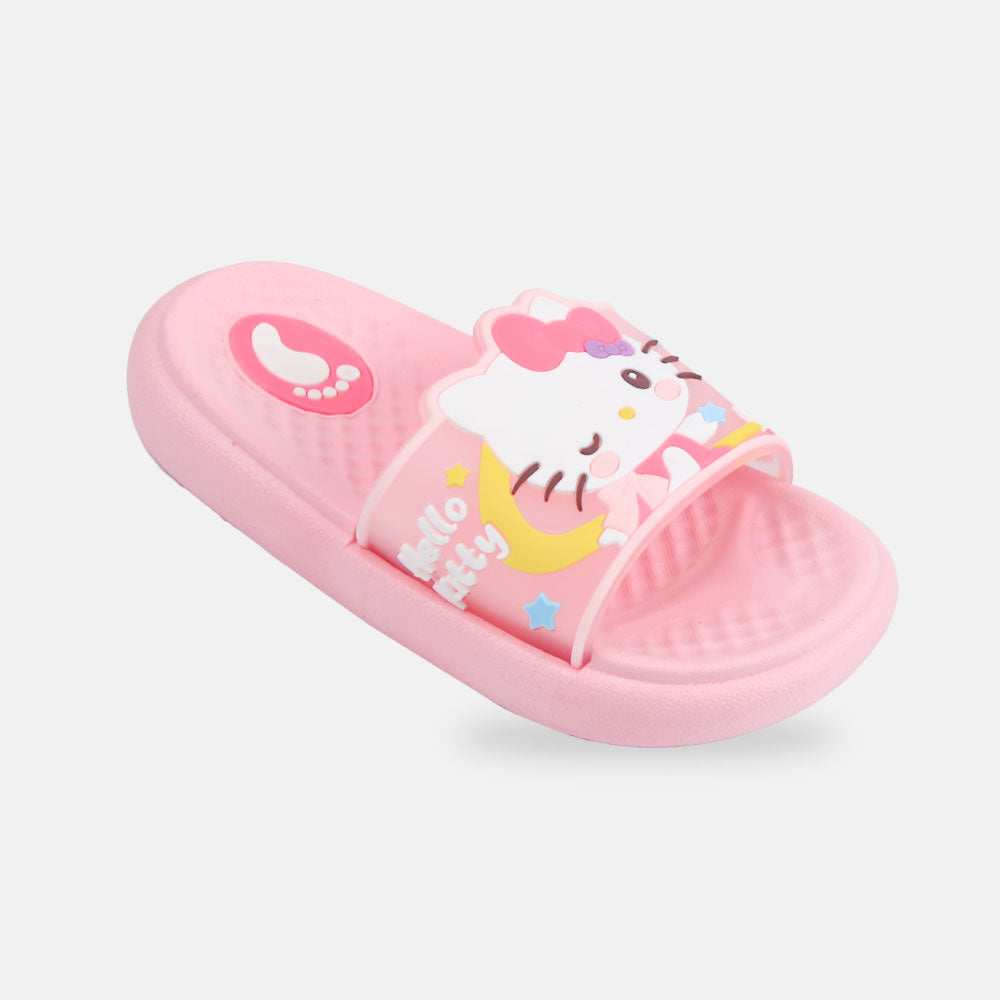 GIRL SLIPPER HELLO KITTY PINK