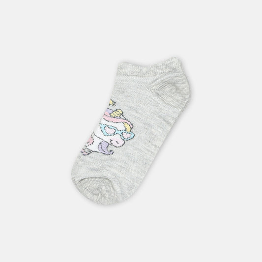 GIRL SOCKS CHARACTER 6 (GREY)