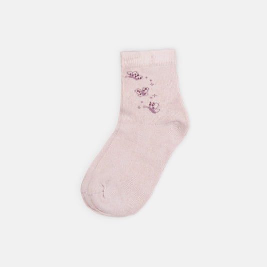 GIRL SOCKS PINK SPARKLE