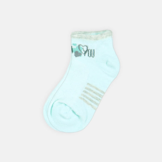 GIRL SOCKS MINT GREEN ANKLE