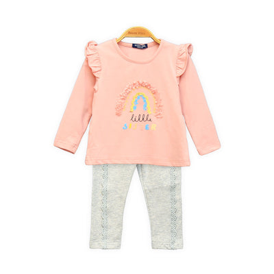 GIRL SUIT GIRL'S RAINBOW PINK