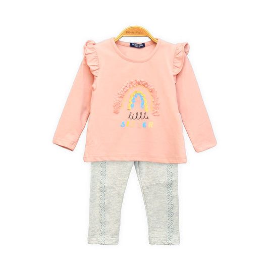 GIRL SUIT GIRL'S RAINBOW PINK