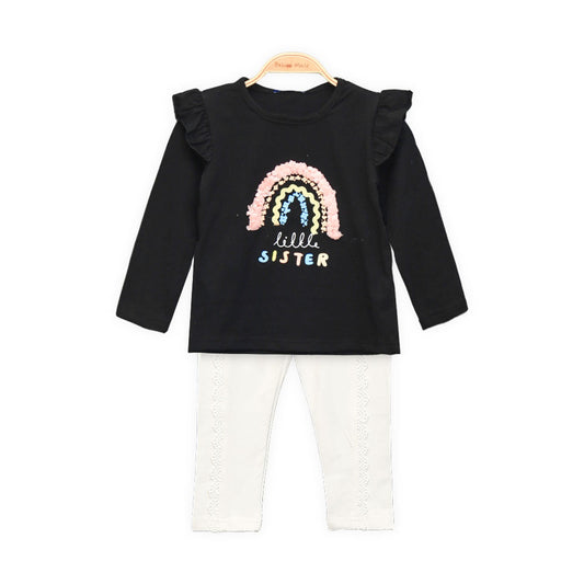 GIRL SUIT GIRL'S RAINBOW BLACK