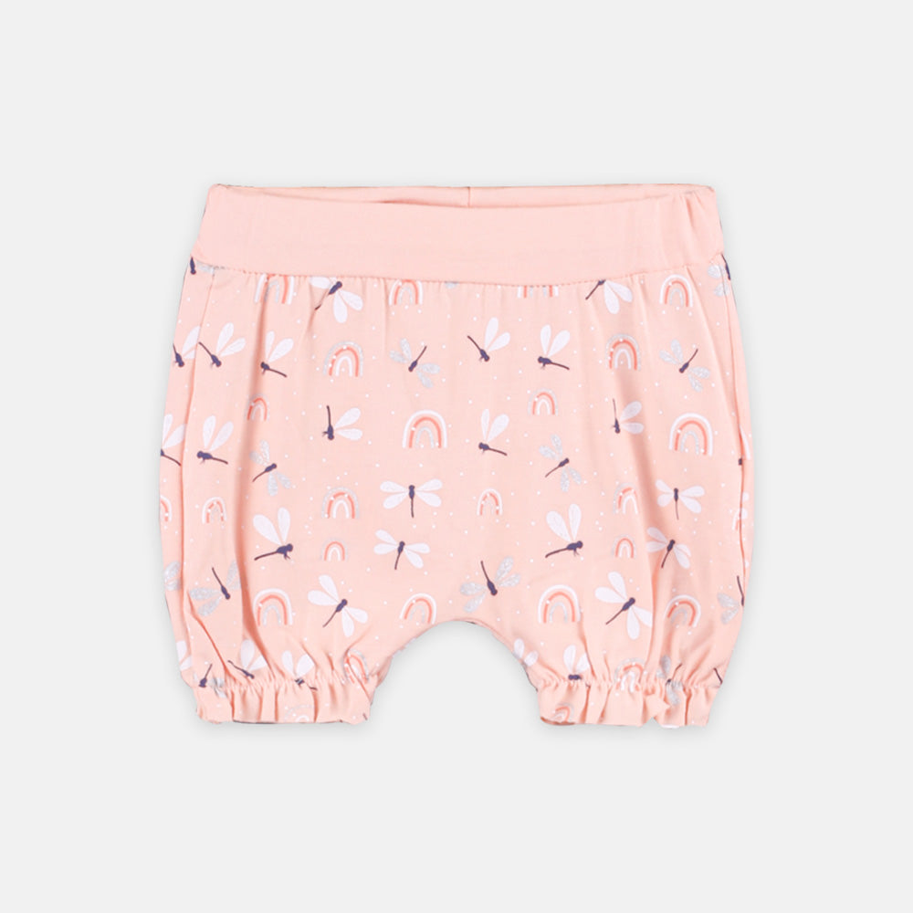 GIRL SUIT PEACH DRAGONFLY SET