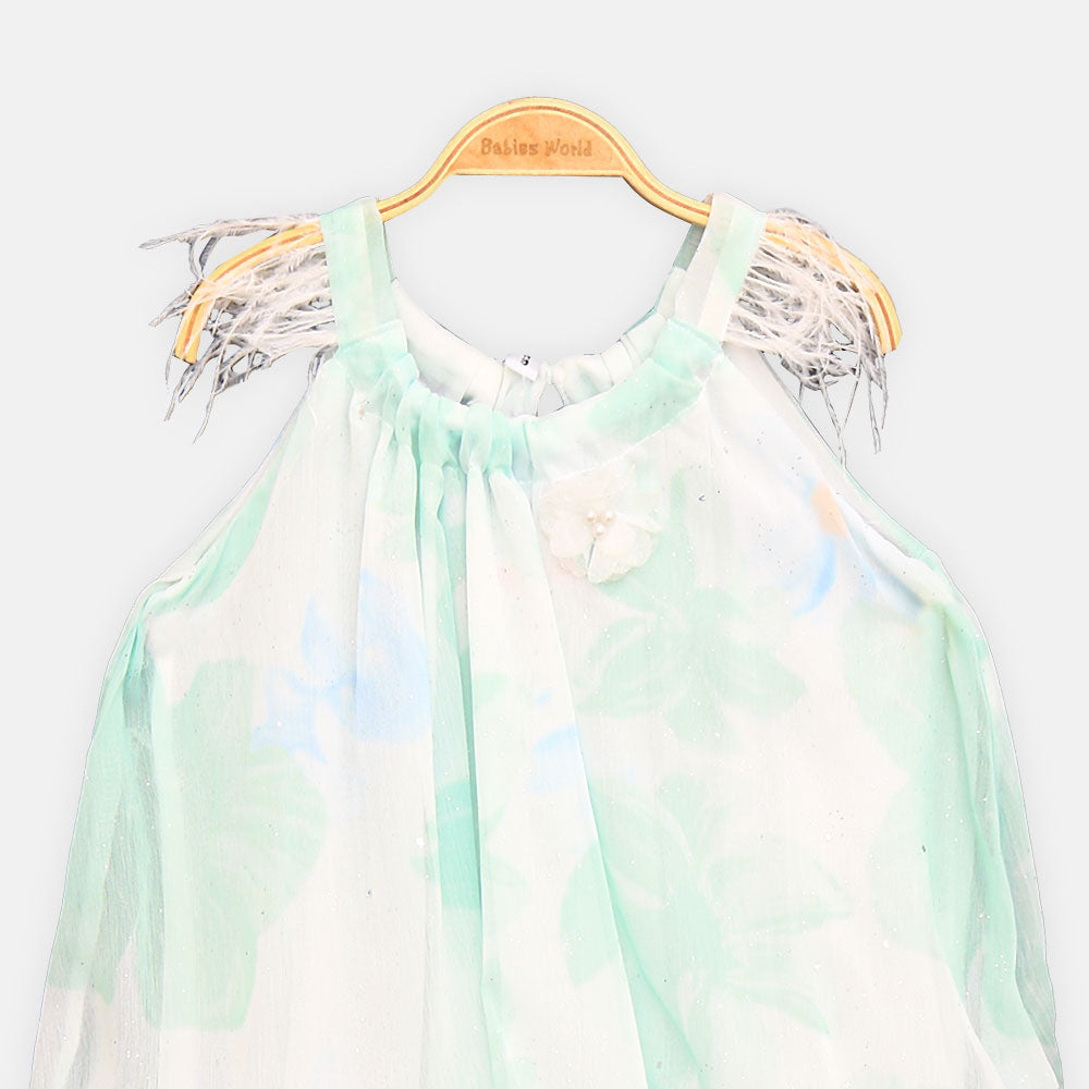 GIRL FROCK ENCHANTED FEATHER