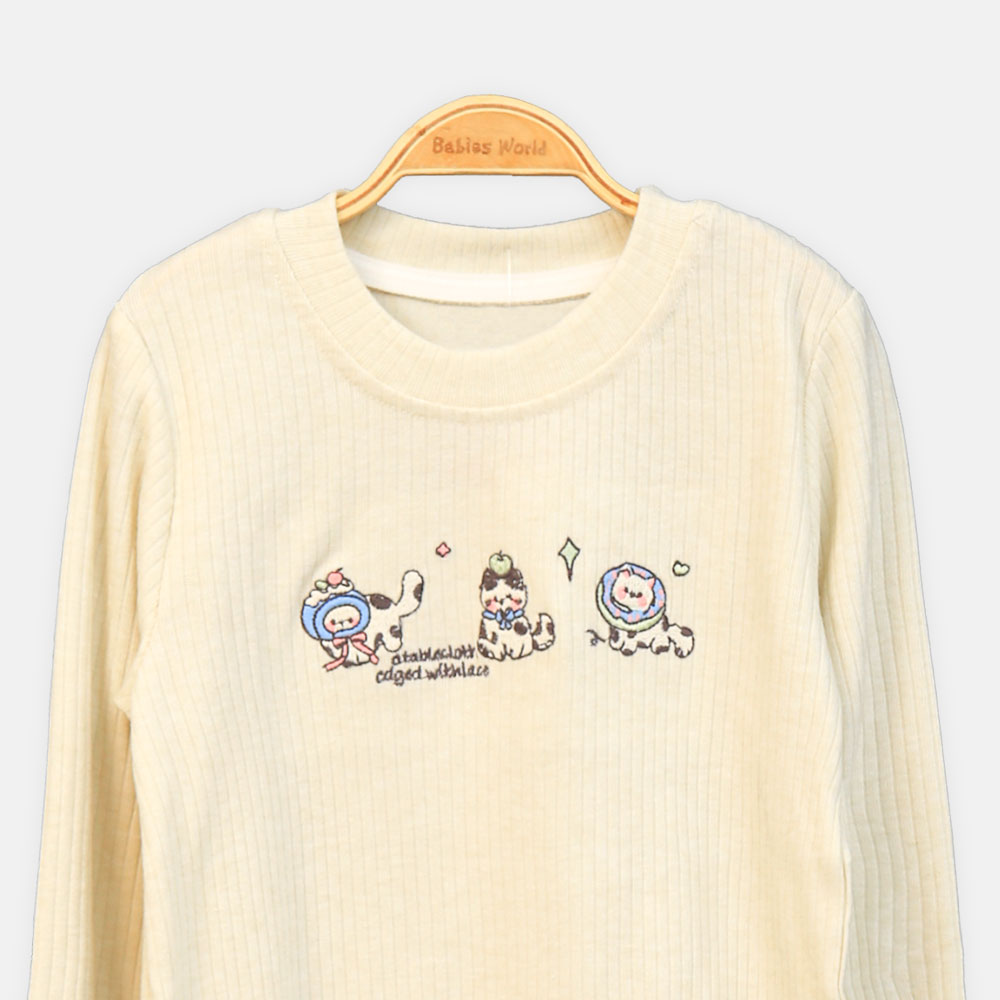GIRL T-SHIRT CREAM