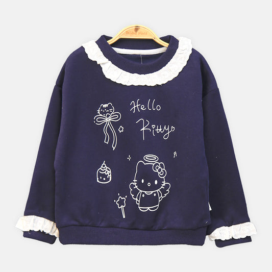 GIRL T-SHIRT NAVY BLUE