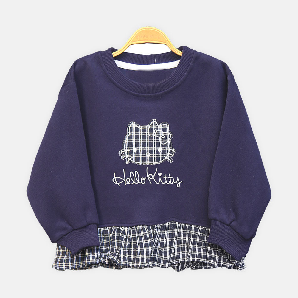 GIRL T-SHIRT NAVY BLUE