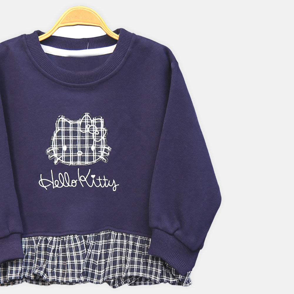 GIRL T-SHIRT NAVY BLUE