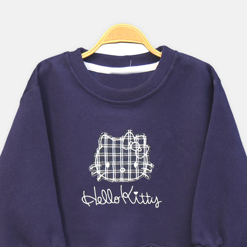 GIRL T-SHIRT NAVY BLUE
