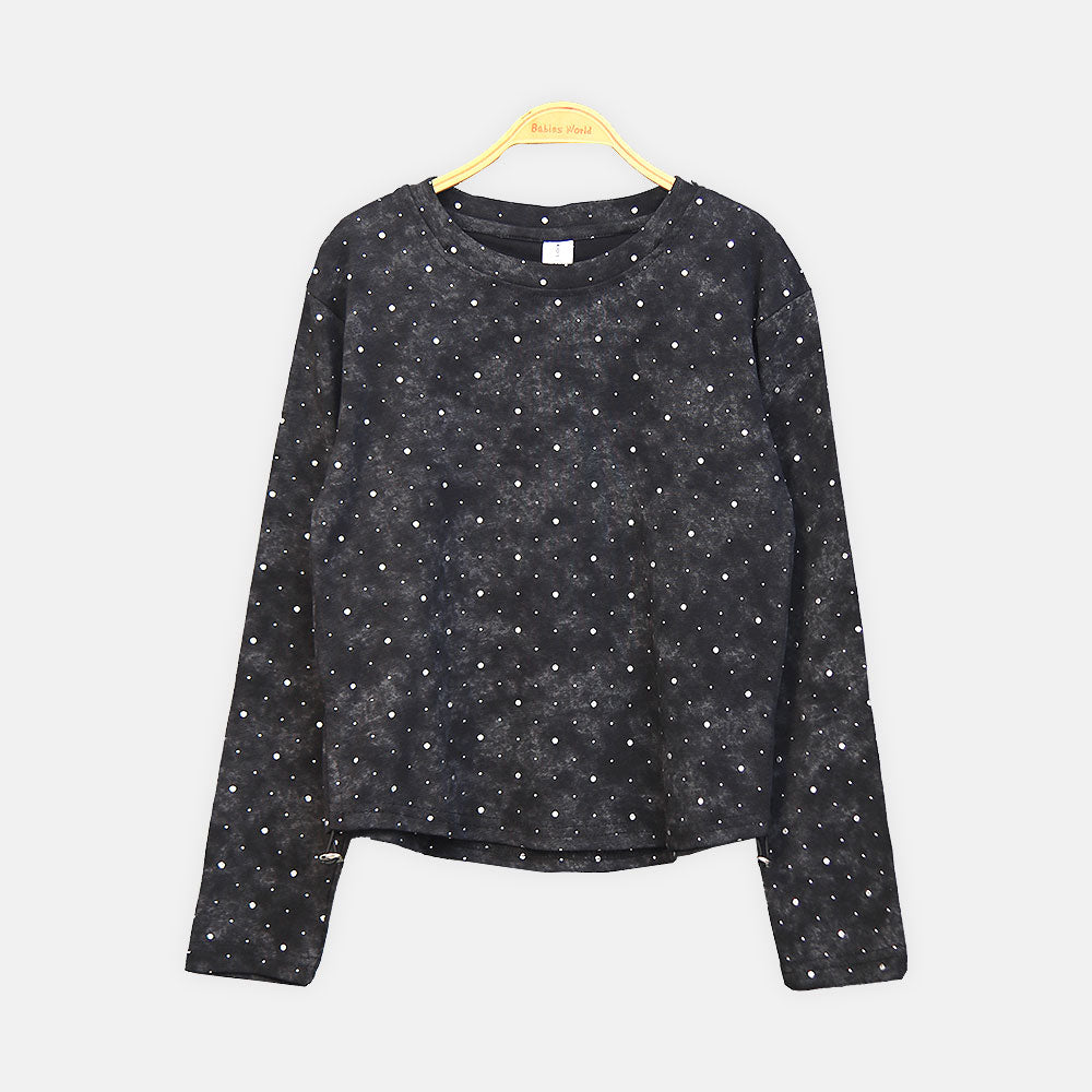 GIRL T-SHIRT BLACK