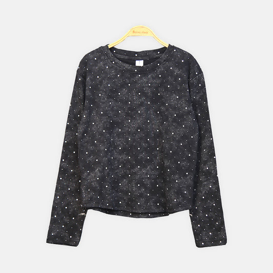 GIRL T-SHIRT BLACK