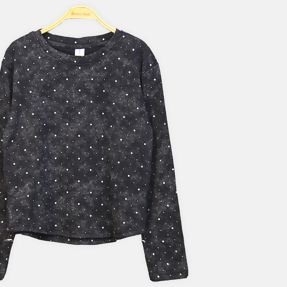 GIRL T-SHIRT BLACK