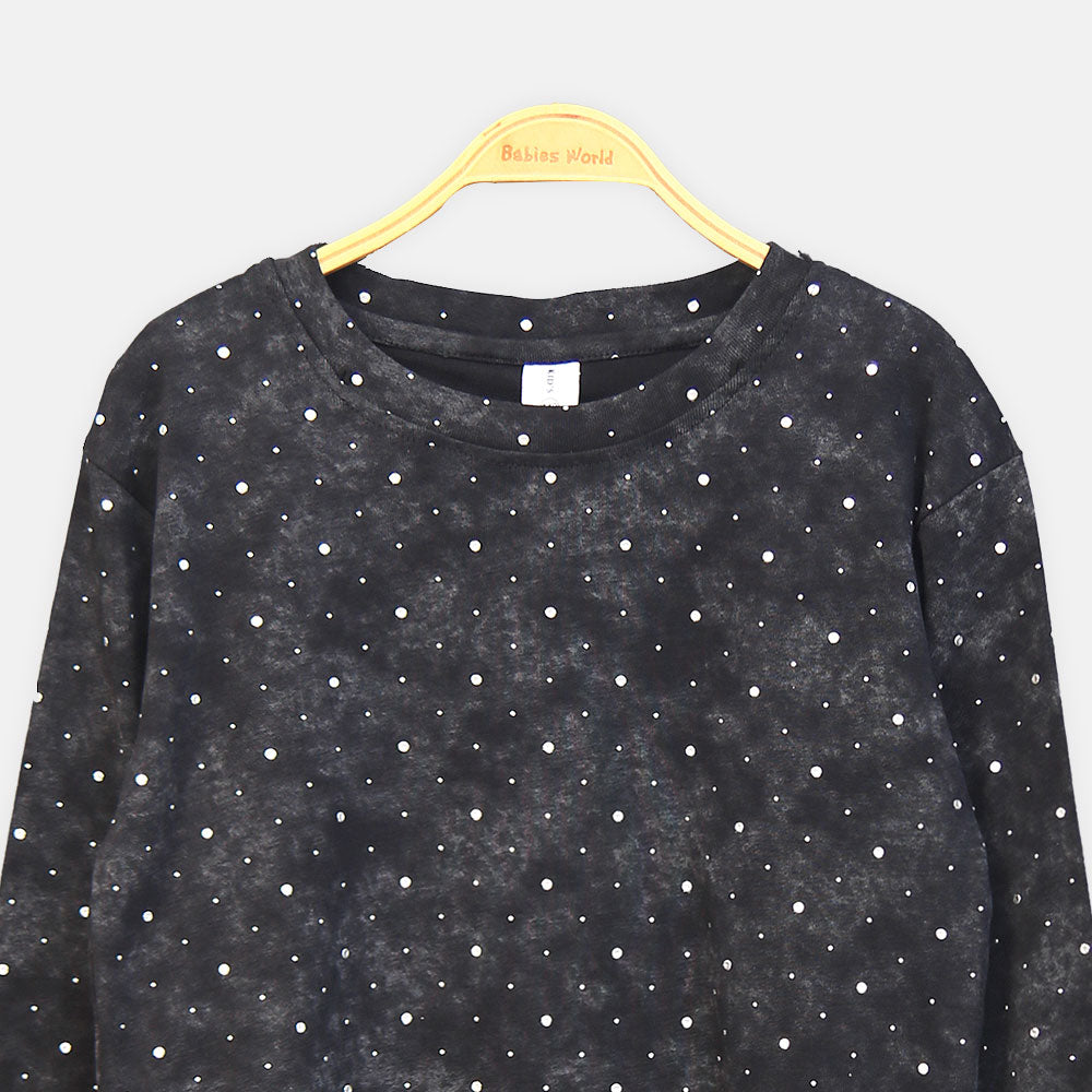 GIRL T-SHIRT BLACK