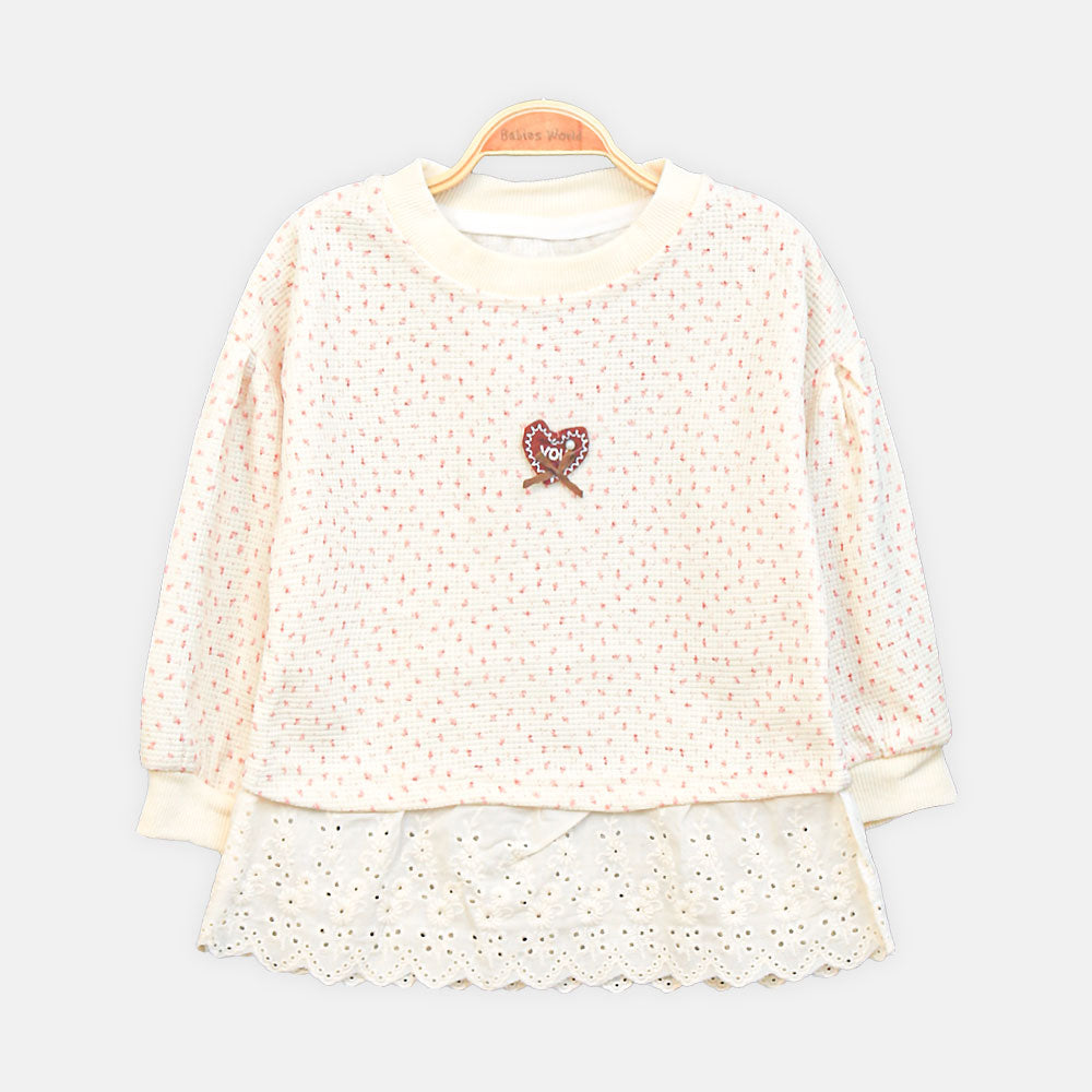 GIRL T-SHIRT CREAM