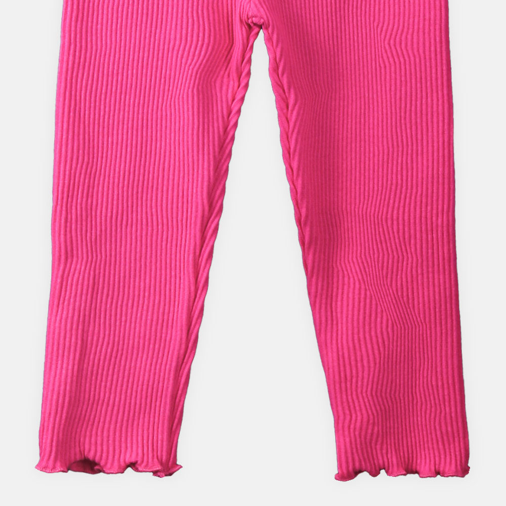 GIRL TIGHT HOT PINK BOW
