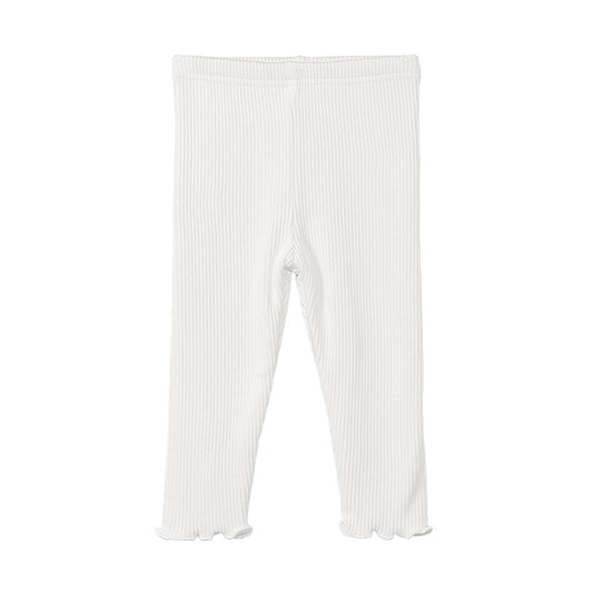 GIRL TIGHT OFF-WHITE FLEECE