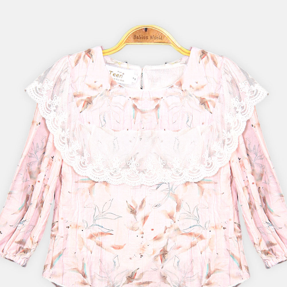 GIRL TOP BLUSH BREEZE