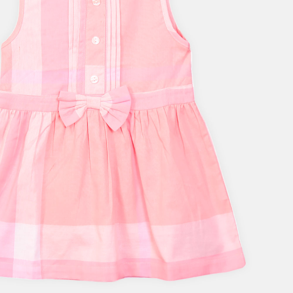 GIRL TOP PRETTY PINK BOW DRESS
