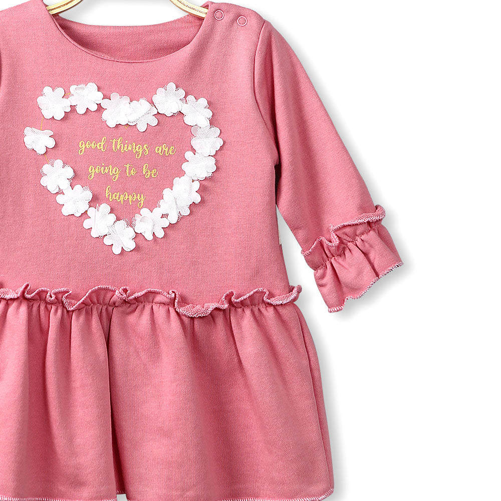 GIRL TOP CORAL SHIMMERY GOOD THINGS