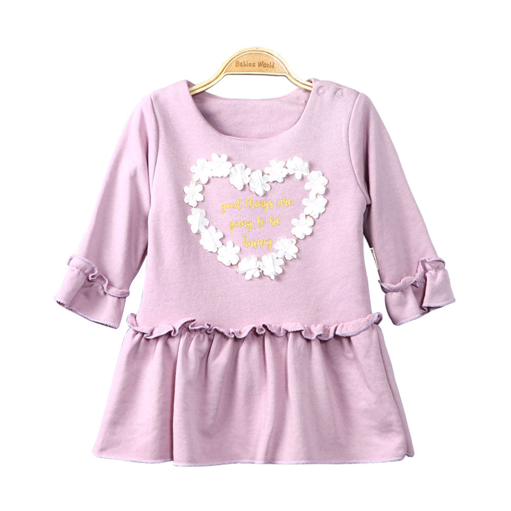 GIRL TOP LILAC SHIMMERY GOOD THINGS