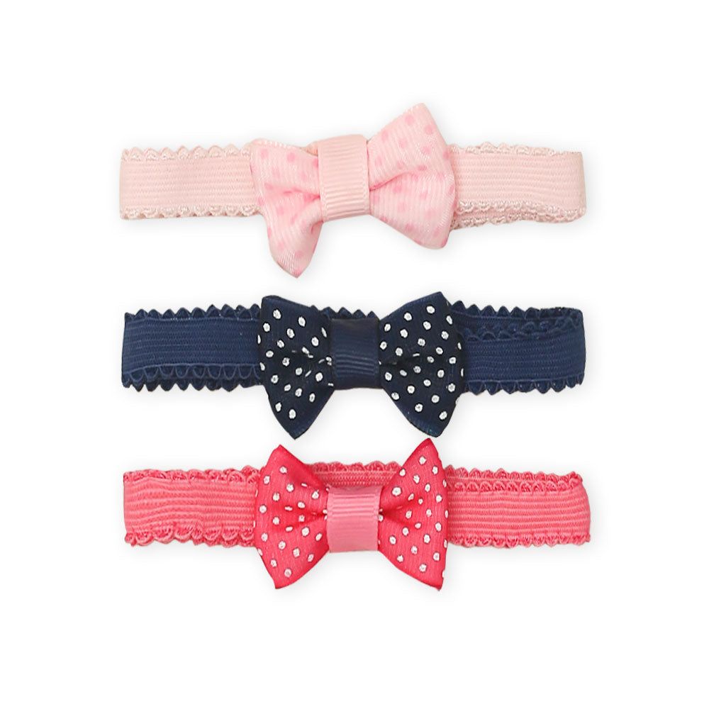 HAIR BAND MULTICOLOR POLKA DOTS PK-3