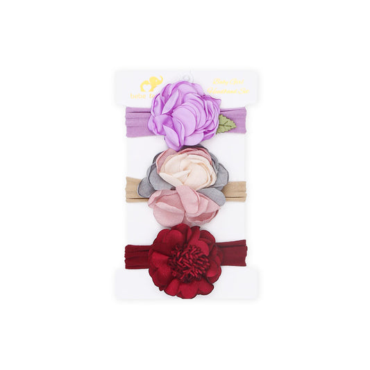 HEAD BANDS PK-3 MULTICOLOR FLORAL