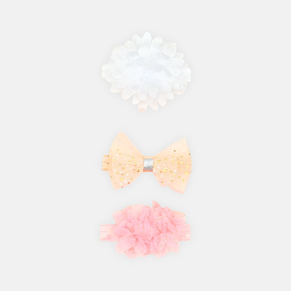 HEAD BANDS PK-3 FLORAL AND BOW