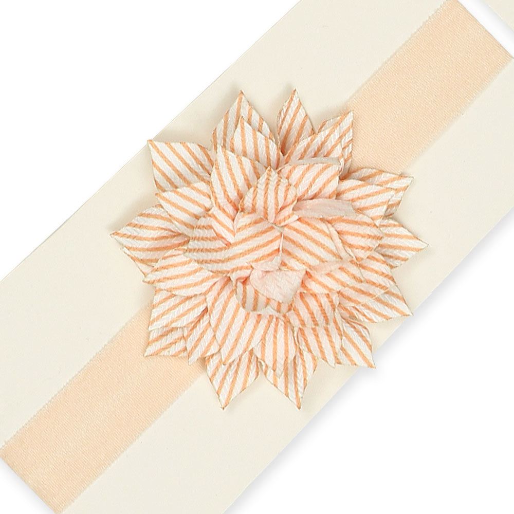 HAIR BAND PEACH LOTUS